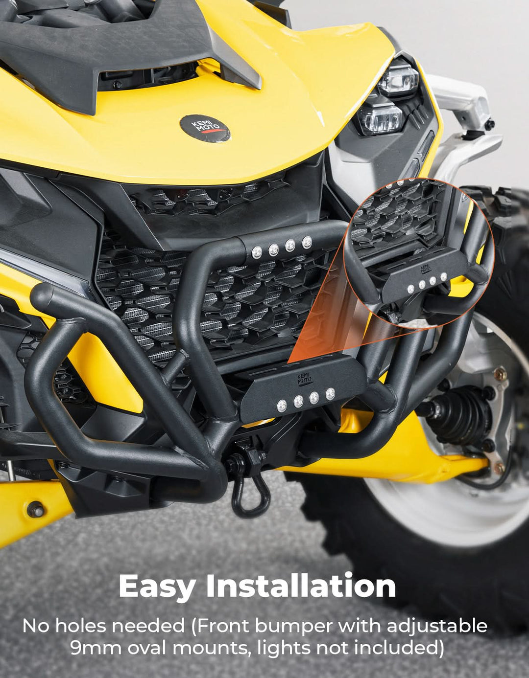 Front Bumper for Can Am Maverick R 2024+ - Kemimoto