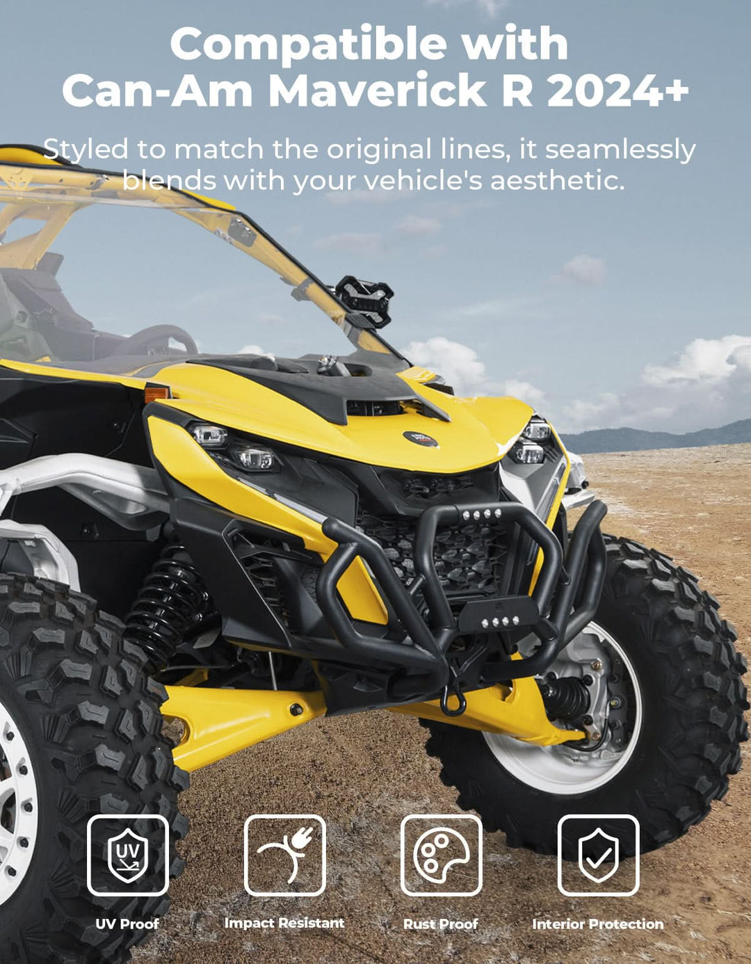 Front Bumper for Can Am Maverick R 2024+ - Kemimoto