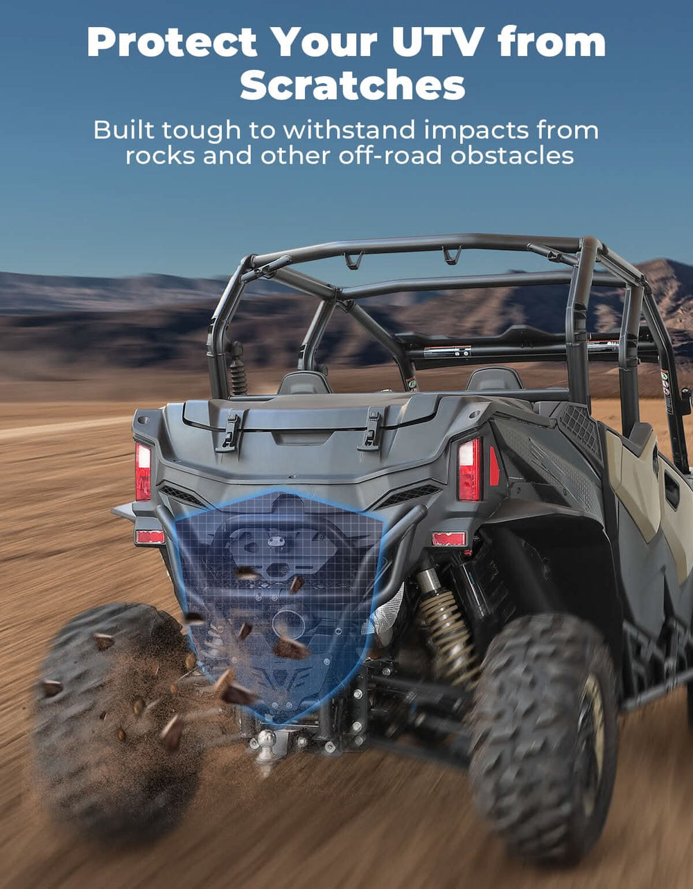 Kemimoto Rear Bumper for CFMOTO ZFORCE 950 ZFORCE 800 TRAIL 2023+