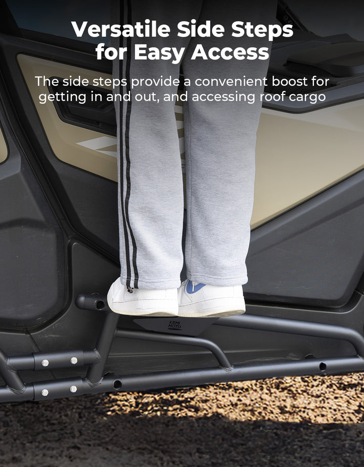 Nerf Bars Rock Sliders with Step Function for CFMOTO ZForce 950 Sport-4