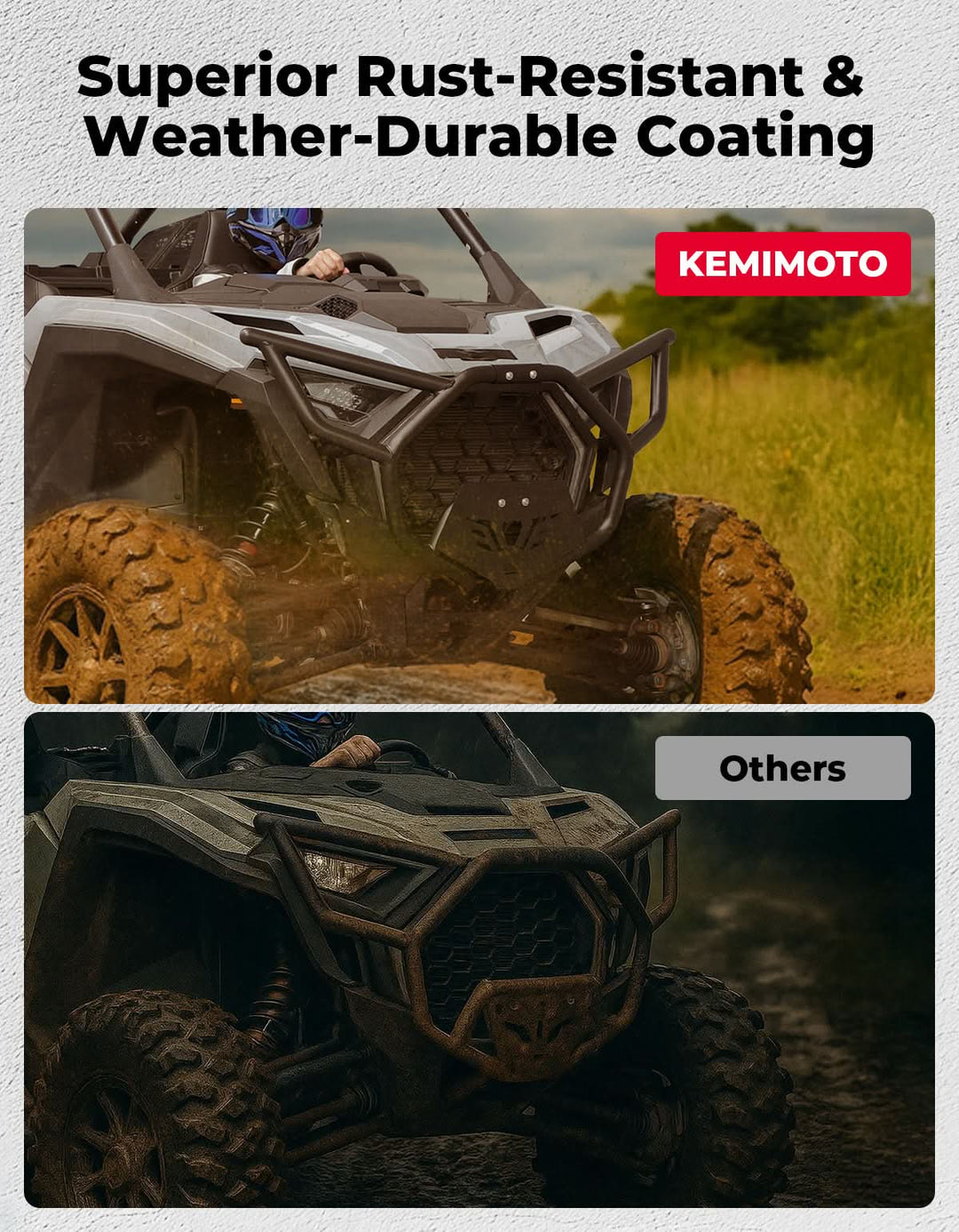 Front Bumper for 2025 PolarisRZR PRO XP, Direct Replacement for #2890388-458