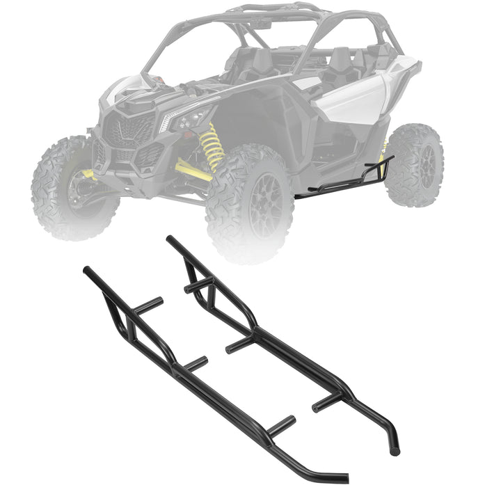 Nerf Bars Rock Sliders for Can-Am Maverick X3 2017-2025 - Kemimoto