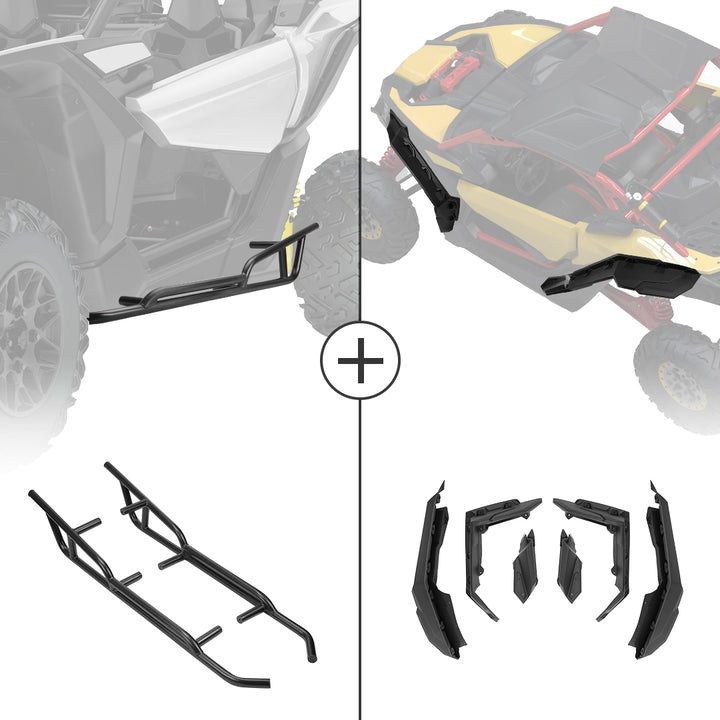 Fender Flares & Nerf Bars For Can-Am Maverick X3