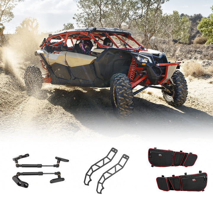 Strut Lifts Door Opener & Latch Door Handle for Can Am Maverick X3/MAX - Kemimoto