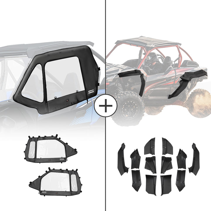 Soft Cab Enclosures & Fender Flares for Kawasaki Teryx KRX 1000 - Kemimoto