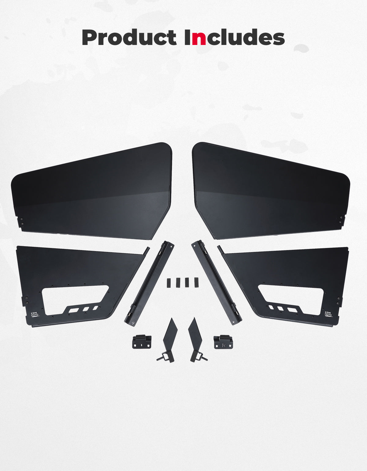UTV Aluminum Half Door for Polaris Ranger XP 1000 2018-2025