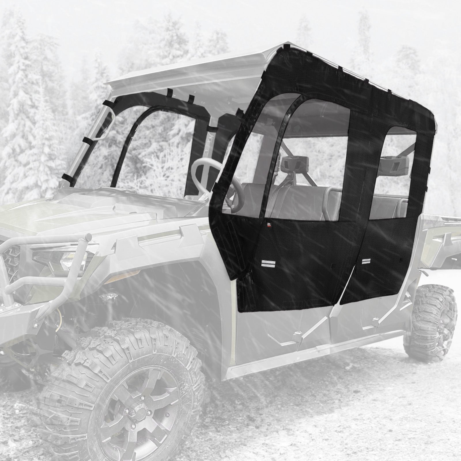 Soft Cab Enclosure Doors for Tracker 800SX Crew 2020+ - Kemimoto