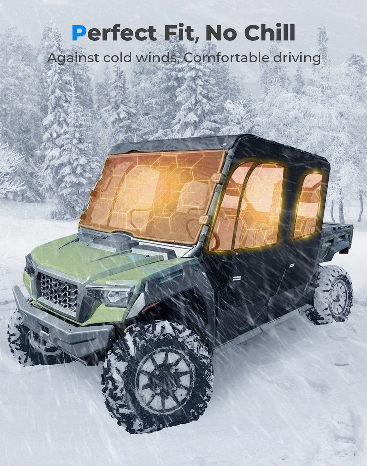 Kemimoto Tracker 800SX Crew Soft Cab Enclosure Doors