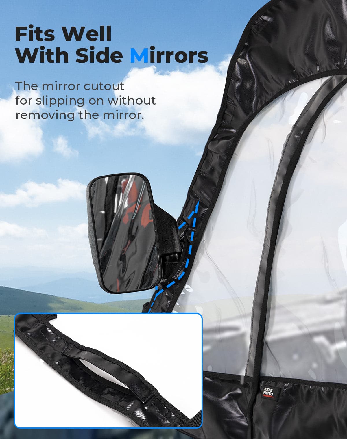 Kemimoto Tracker 800SX Crew Soft Cab Enclosure Doors