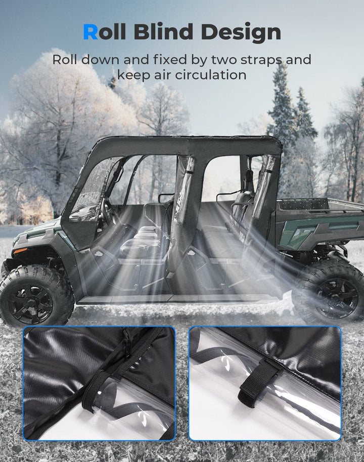 Kemimoto Tracker 800SX Crew Soft Cab Enclosure Doors