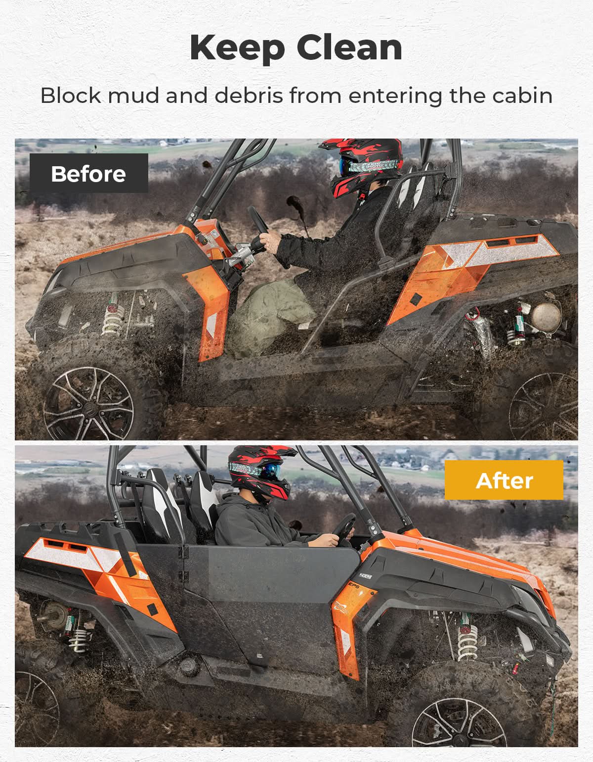 Heavy-duty Aluminum Doors for CFMOTO ZFORCE 500 | 800 | 1000 - Kemimoto