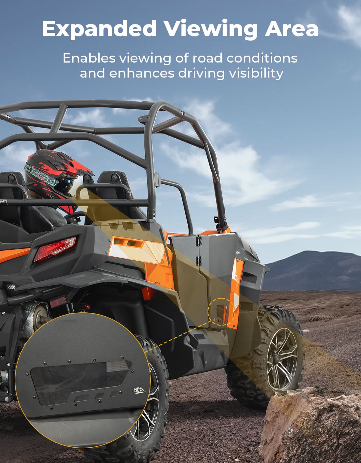 Heavy-duty Aluminum Doors for CFMOTO ZFORCE 500 | 800 | 1000 - Kemimoto