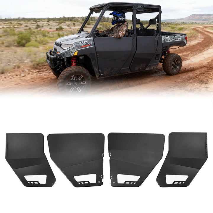 Aluminum Half Doors for Polaris Ranger Crew XP 1000 (2019-2025)
