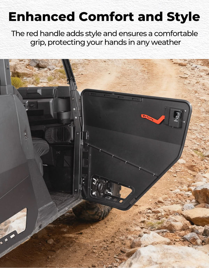 Aluminum Half Doors for Polaris Ranger Crew XP 1000 (2019-2025)