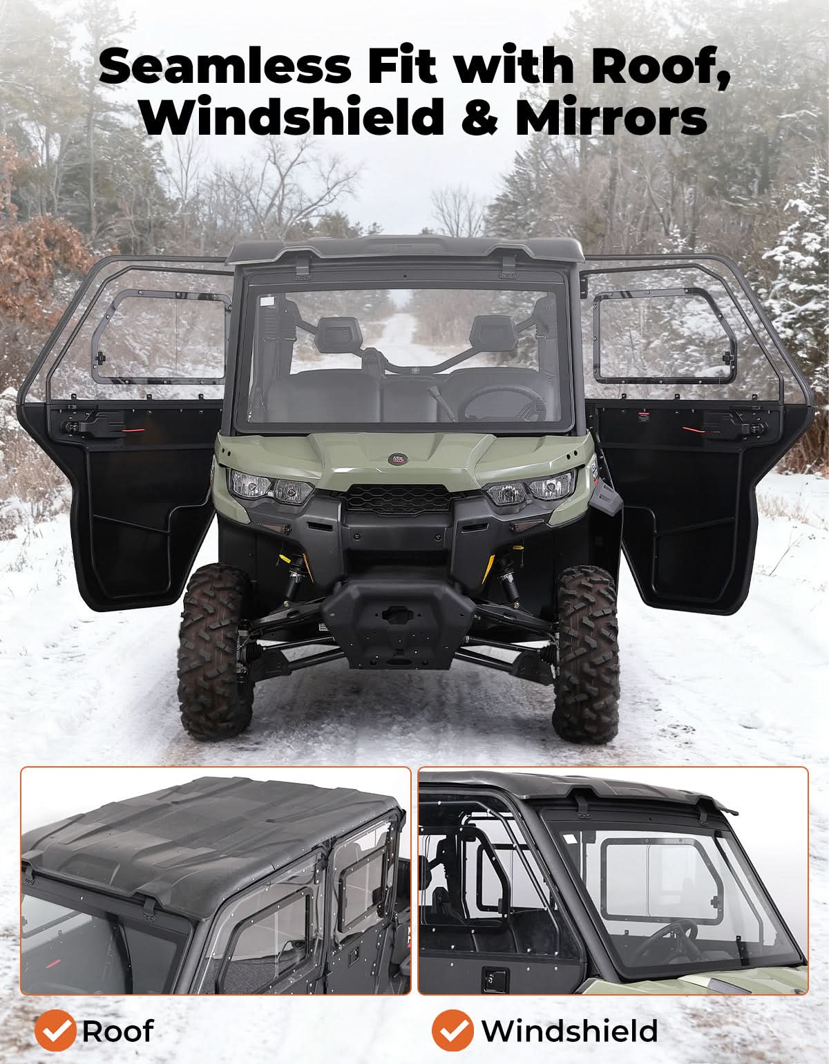 Can-Am Defender MAX HD Full Doors 