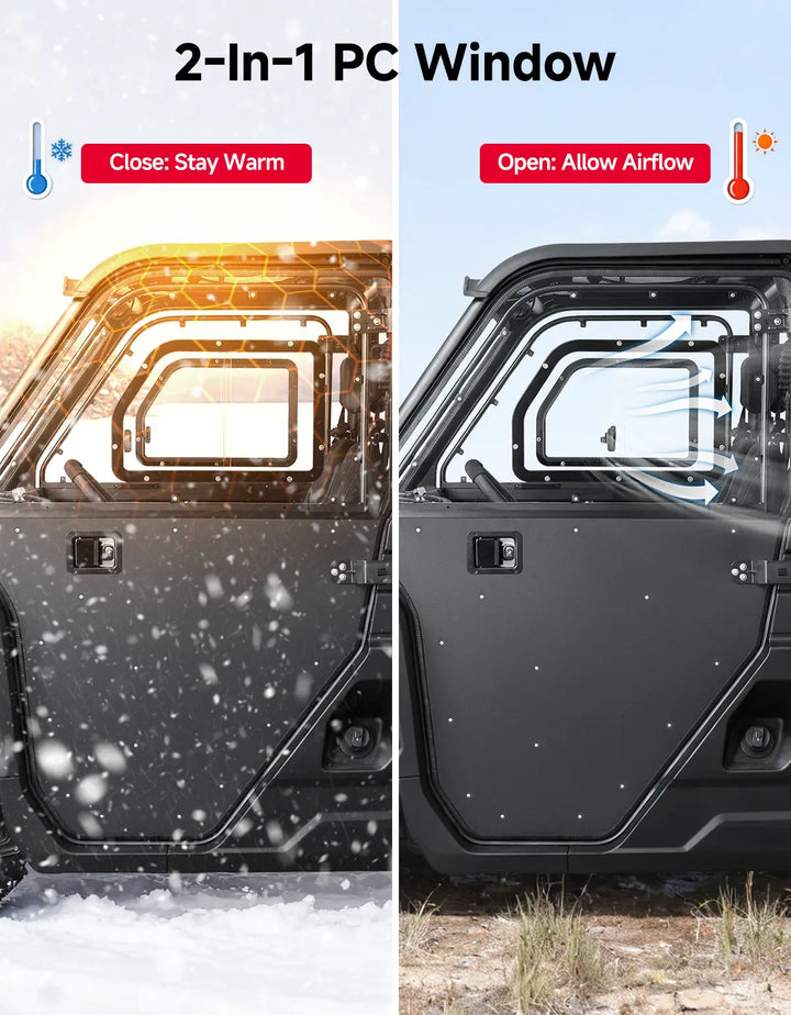 Full Door with Sliding Window For UForce U10 Pro