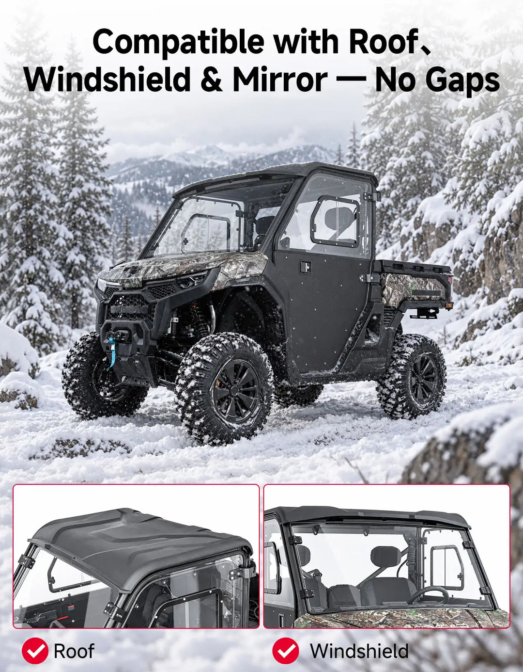 Full Door with Sliding Window For UForce U10 Pro