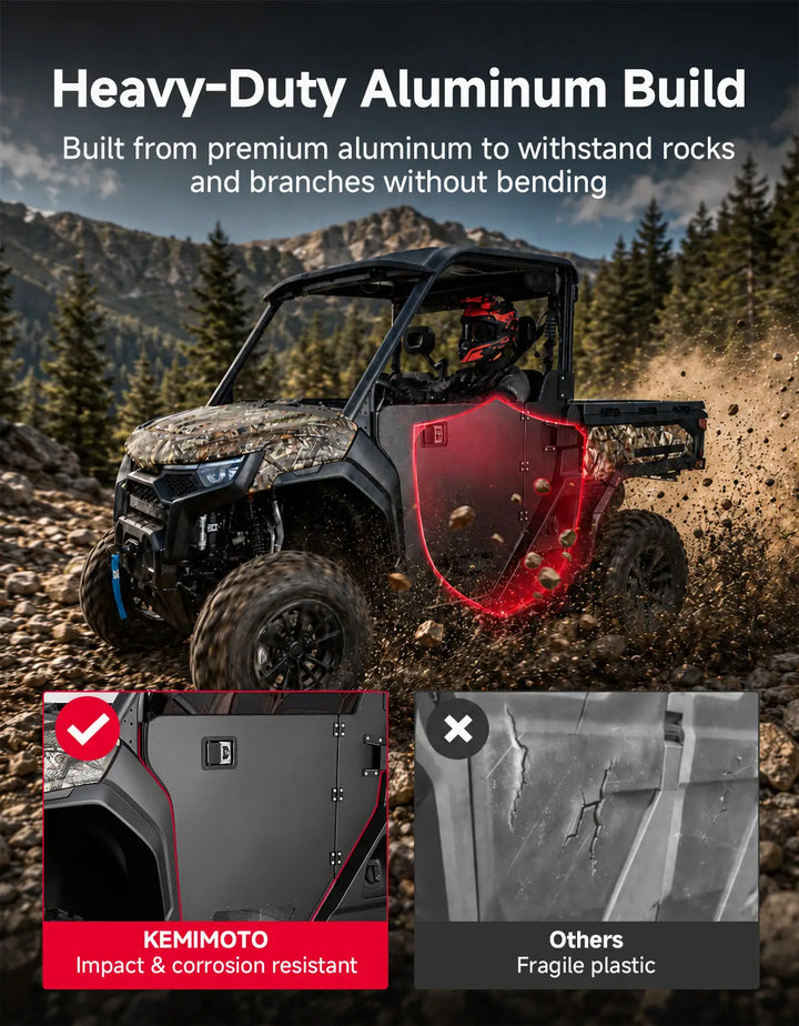 Aluminum Half Door For CFMOTO Uforce U10 Pro and XL PRO