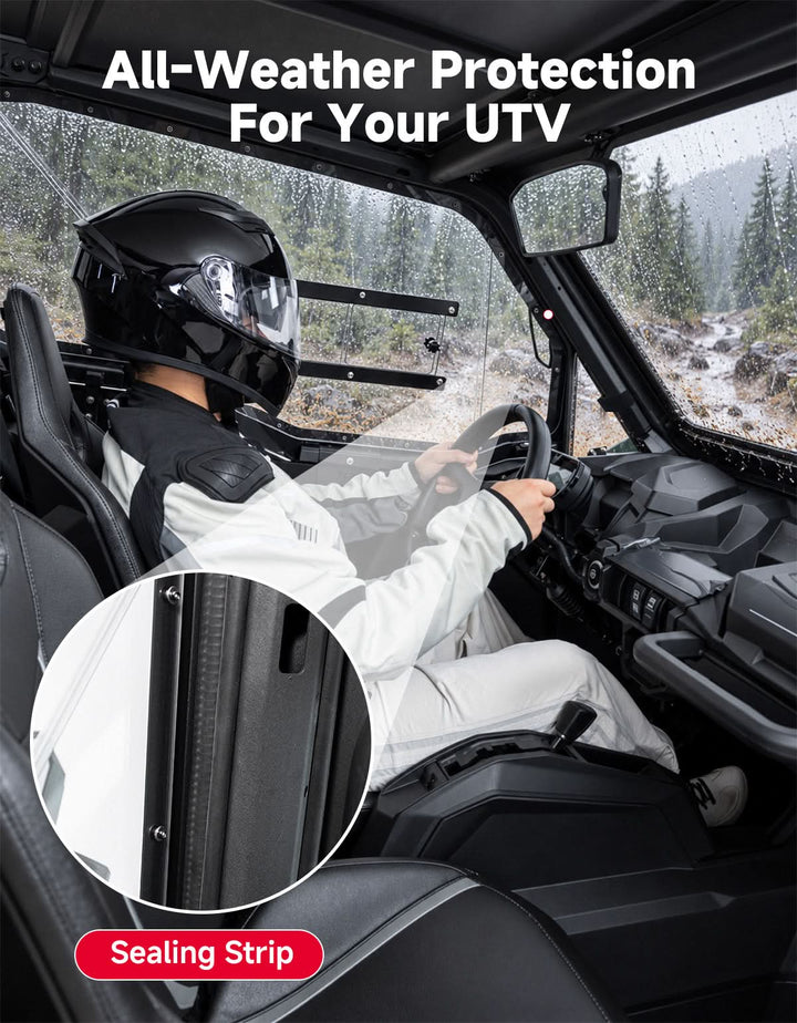 Hard Cab Enclosure with Upper Doors for 2021–2026 Can-Am Commander MAX
