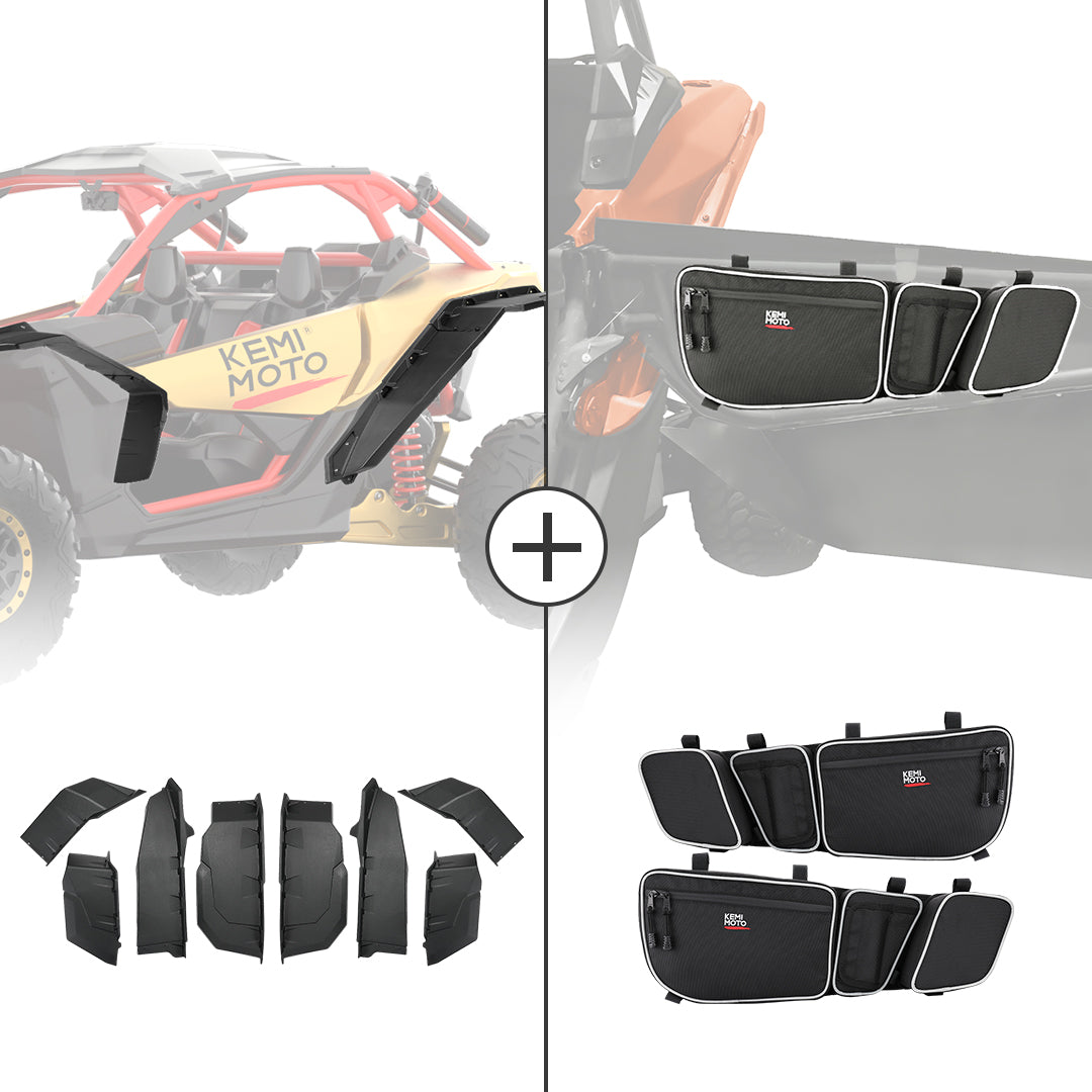 Extended Fender Flares & Door Bags for Can-Am Maverick X3