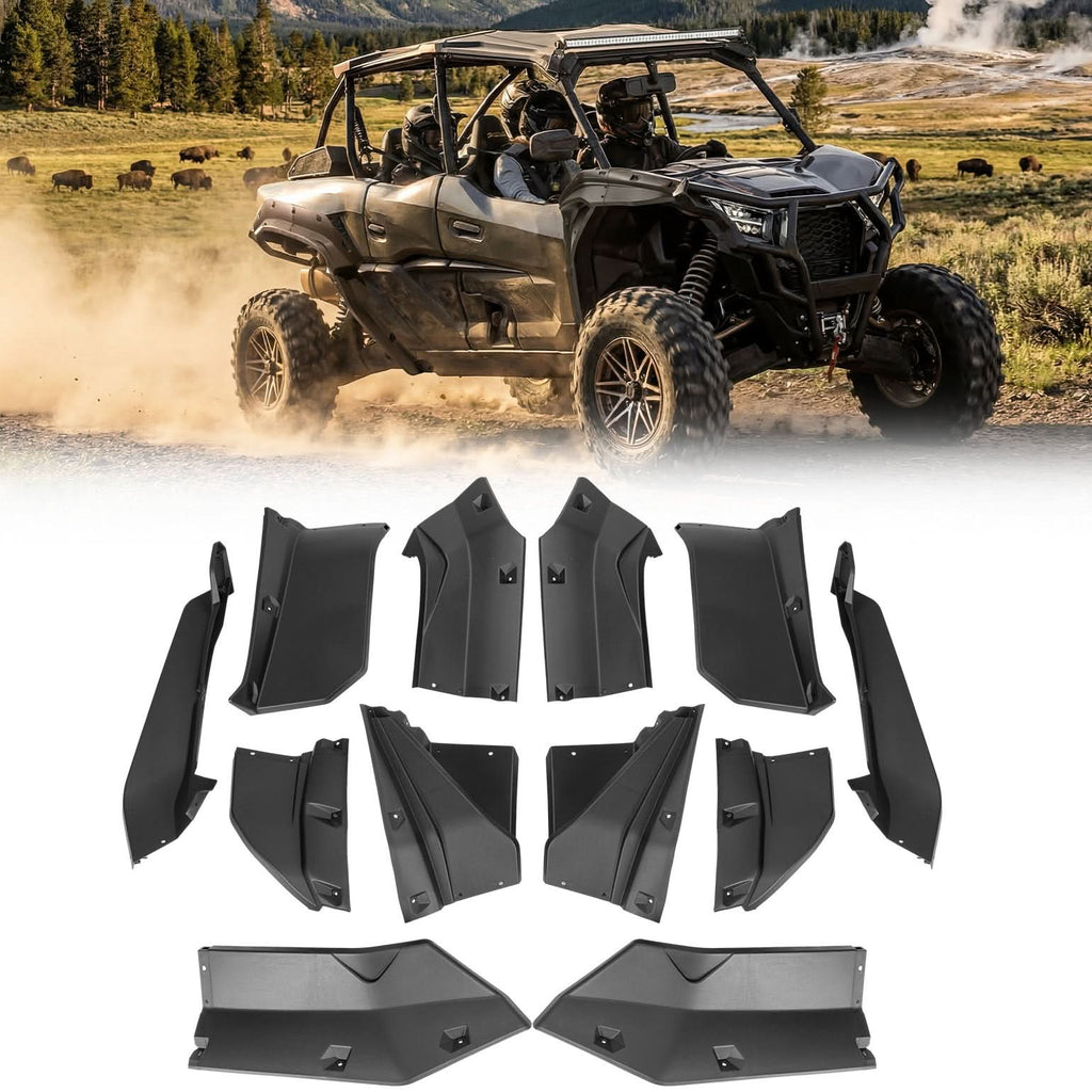 XXL Kimberly 新品 XXL Fender Flares for Kawasaki Teryx KRX4 1000 – Kemimoto