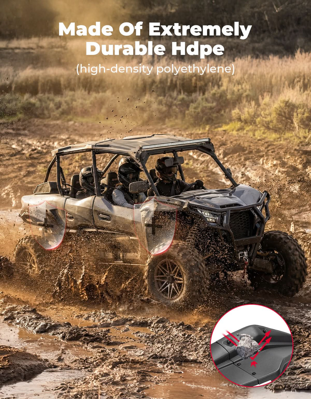 XXL Fender Flares for Kawasaki Teryx KRX4 1000