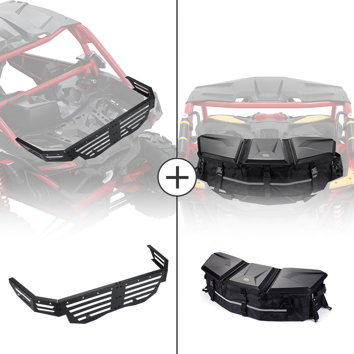 Rear Cargo Tailgate and Bags for Can-Am Maverick X3 - Kemimoto
