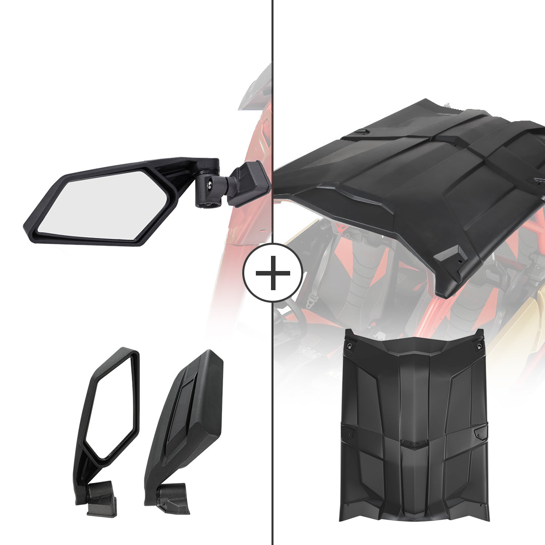 Side View Mirror & Hard Roof for Can-Am Maverick X3 Max