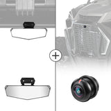 Center Rear View Mirror & Front Camera Kit For Polaris RZR PRO / Turbo
