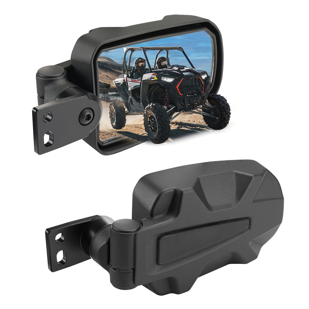 Folding Side Mirrors for Polaris RZR XP 900 1000 Turbo - Kemimoto