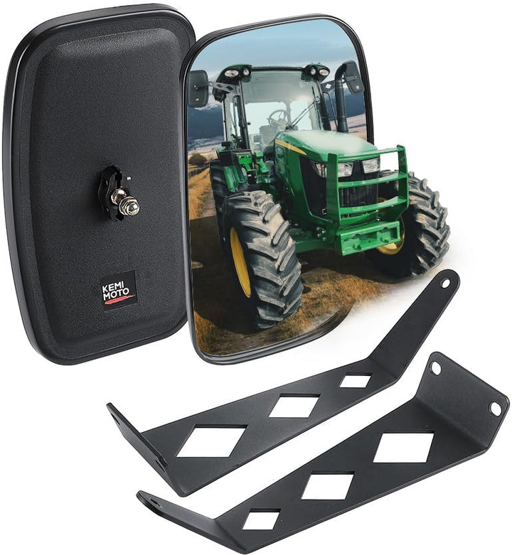 Tractor Side Mirrors for John Deere 5000 & 6000 Series - Kemimoto