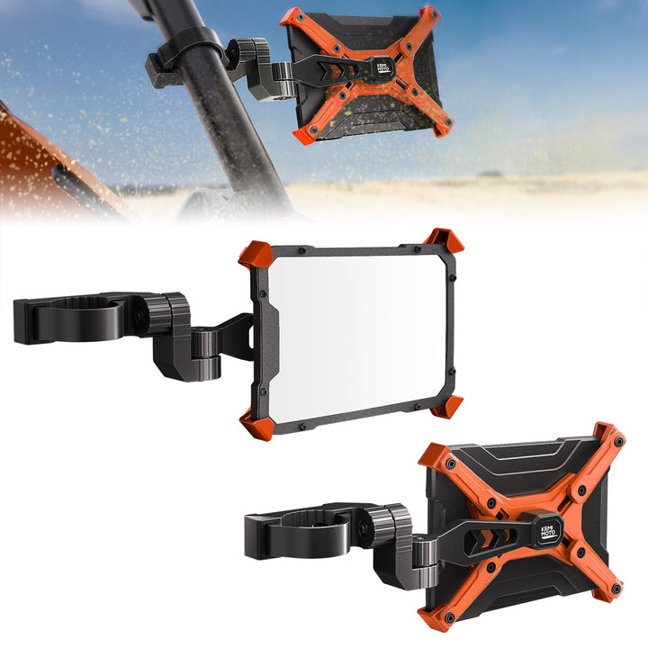 Aluminum CNC UTV Mirror X (Pair) for Polaris RZR | Can-Am Maverick X3 | Talon | Teryx - Kemimoto