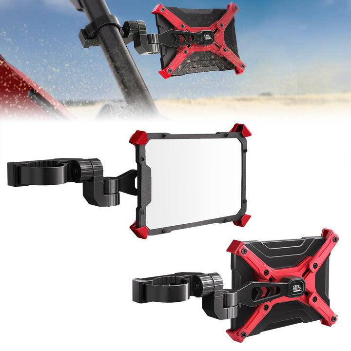 Aluminum CNC UTV Mirror X (Pair) for Polaris RZR | Can-Am Maverick X3 | Talon | Teryx - Kemimoto