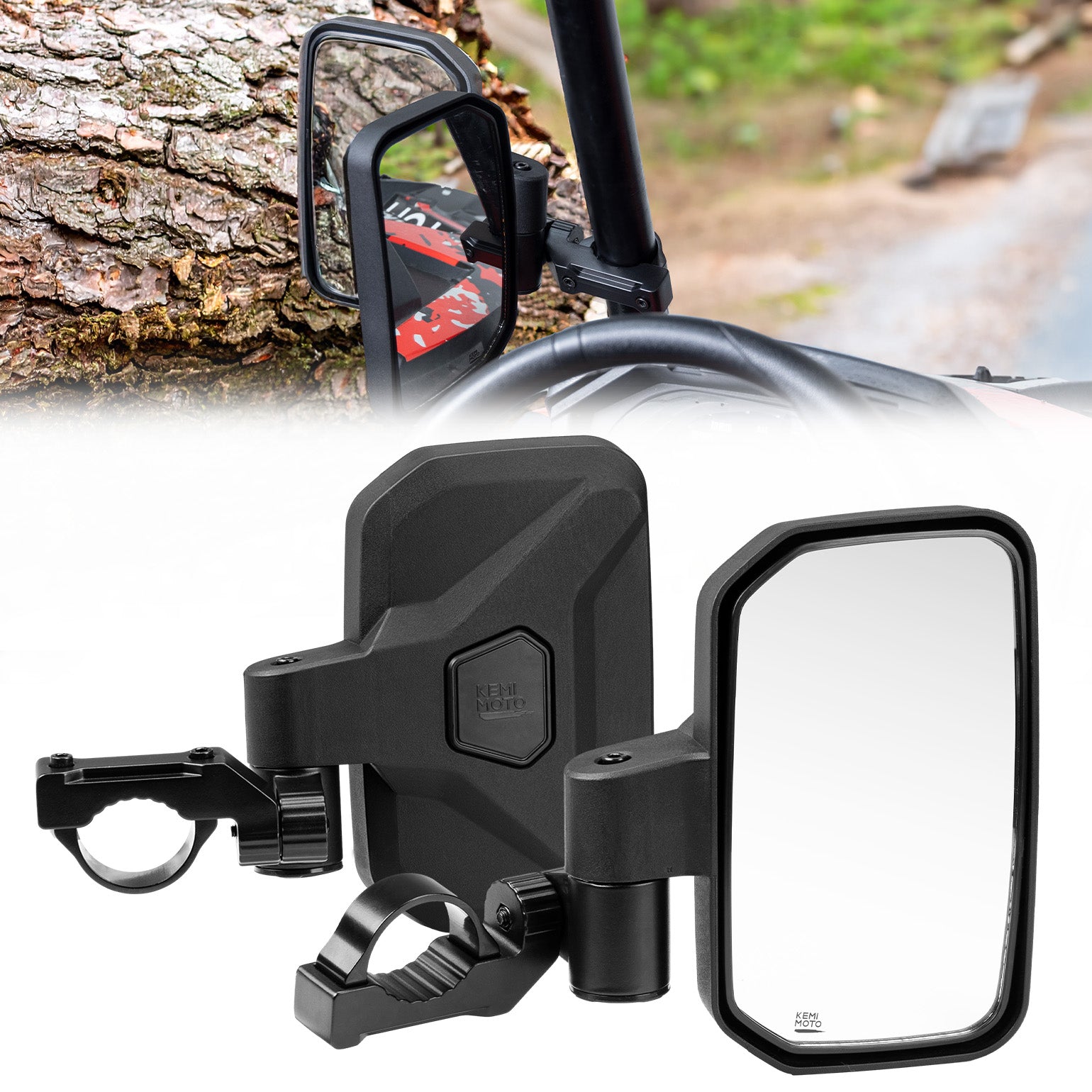 UTV Side Mirrors for Polaris RZR | Can-Am | CFMOTO ZForce – Kemimoto