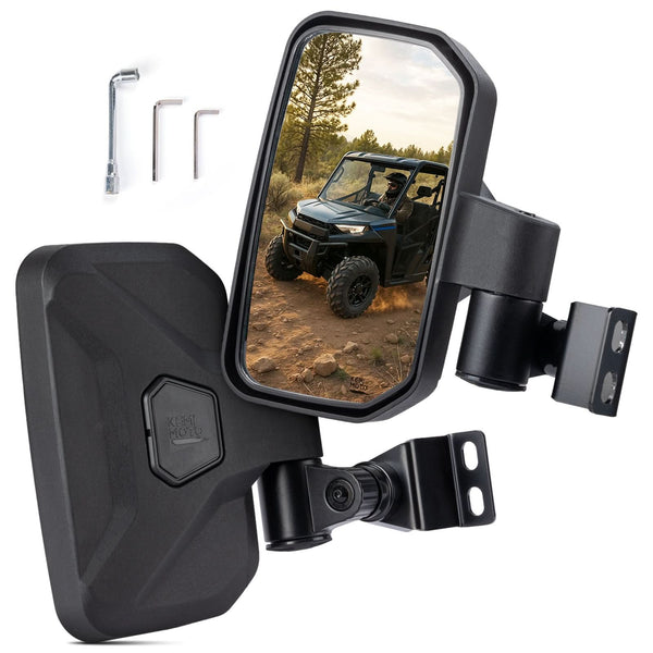 UTV Side View Mirrors for Polaris Ranger 570/500/900 XP (2014-2025