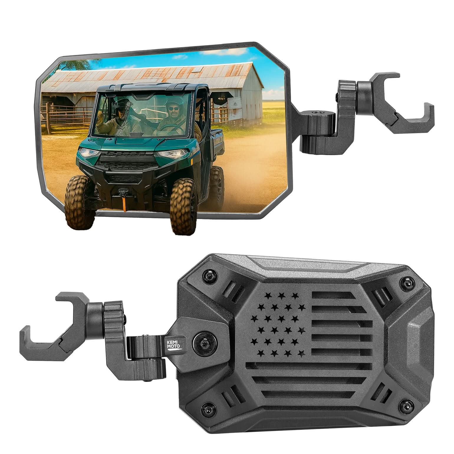 UTV Side Mirrors 2025 NEW Billet Aluminum 8.4