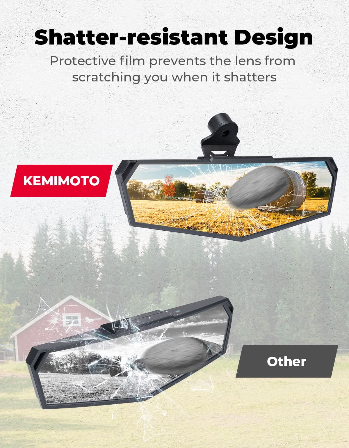 Rear View Mirror For CFMOTO UFORCE |ZFORCE - Kemimoto