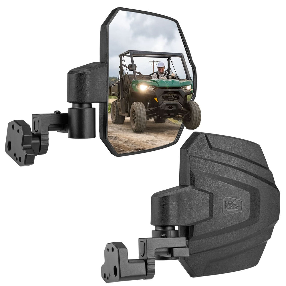Large Side Mirrors for Can-Am Defender / Defender MAX (2016–2026) - Kemimoto