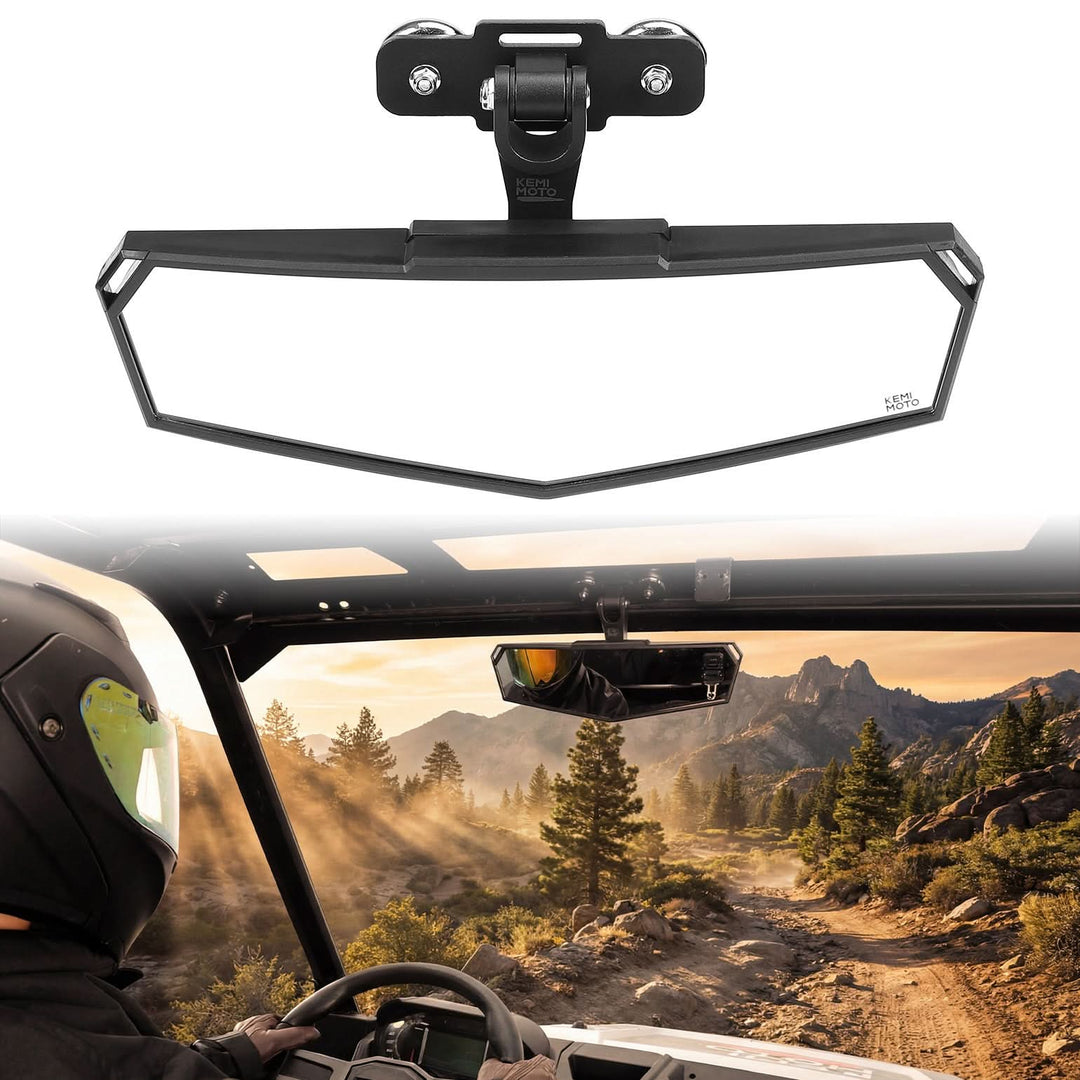 Universal Magnetic Rear View Mirror for Golf Cart, UTV & Truck - Kemimoto