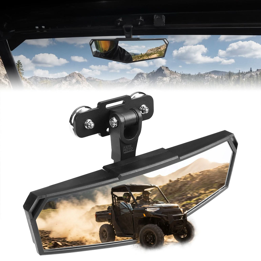 Universal Magnetic Rear View Mirror for Golf Cart, UTV & Truck - Kemimoto