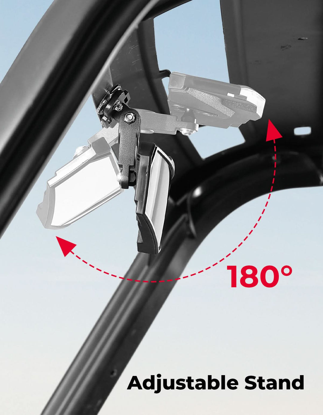 Universal Magnetic Rear View Mirror for Golf Cart, UTV & Truck - Kemimoto