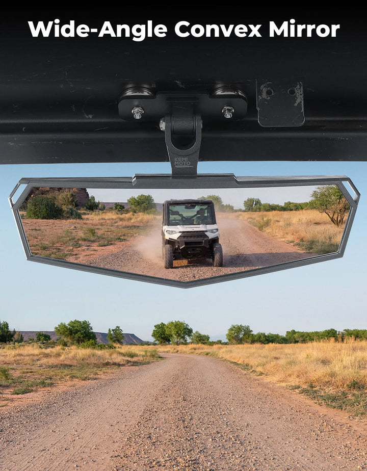 Universal Magnetic Rear View Mirror for Golf Cart, UTV & Truck - Kemimoto