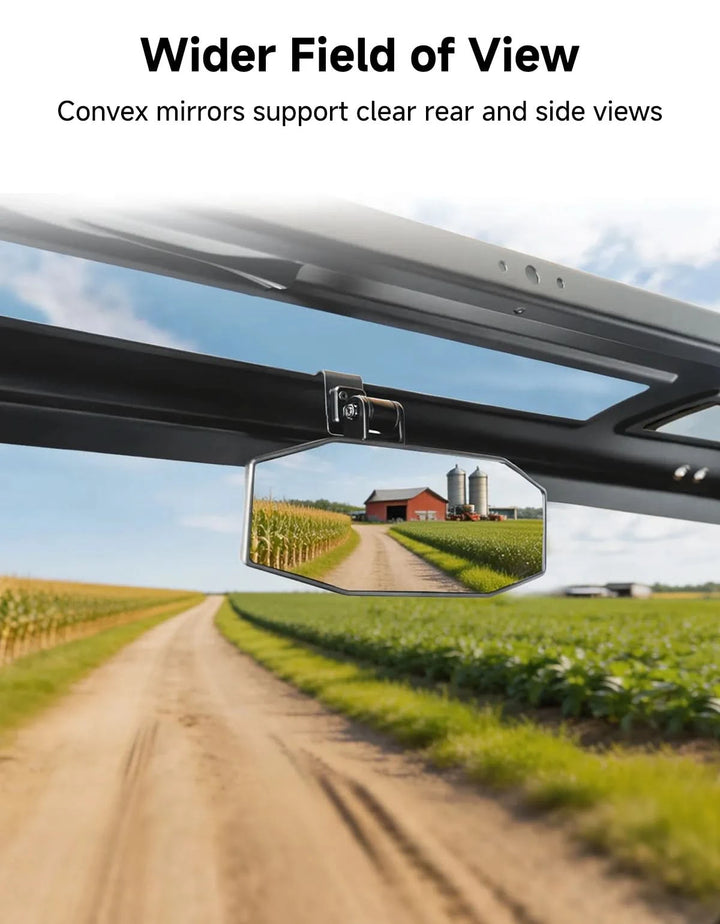 UTV Side Mirrors for Polaris Ranger XP 1000 / Crew XP 1000 2018-2026