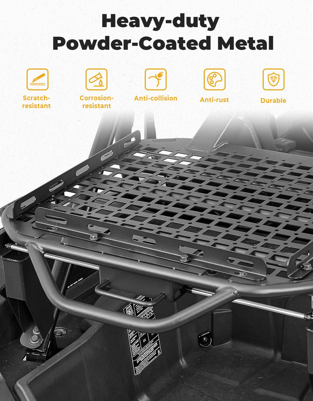 UTV Spare Tire Carrier for Polaris RZR XP 1000 / XP 4 1000 2024-2025 - Kemimoto