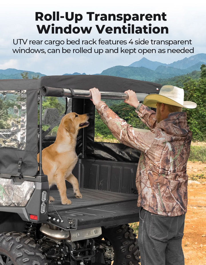 UTV Soft Cargo Camper Cover for CFMOTO UForce 1000 | 1000 XL - Kemimoto