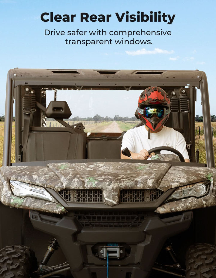 UTV Soft Cargo Camper Cover for CFMOTO UForce 1000 | 1000 XL - Kemimoto