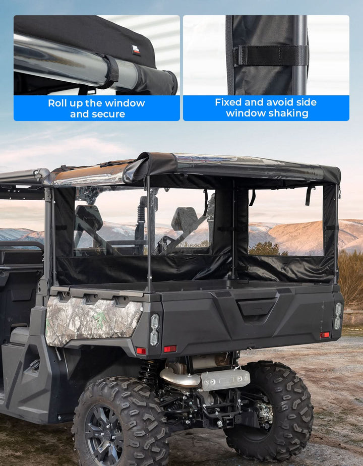 UTV Soft Cargo Camper Cover for CFMOTO UForce 1000 | 1000 XL - Kemimoto