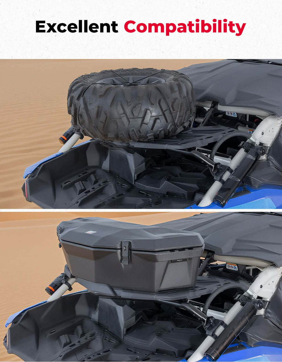 Pivoting Rear Cargo Rack for Can-Am Maverick X3/Max 2017-2025