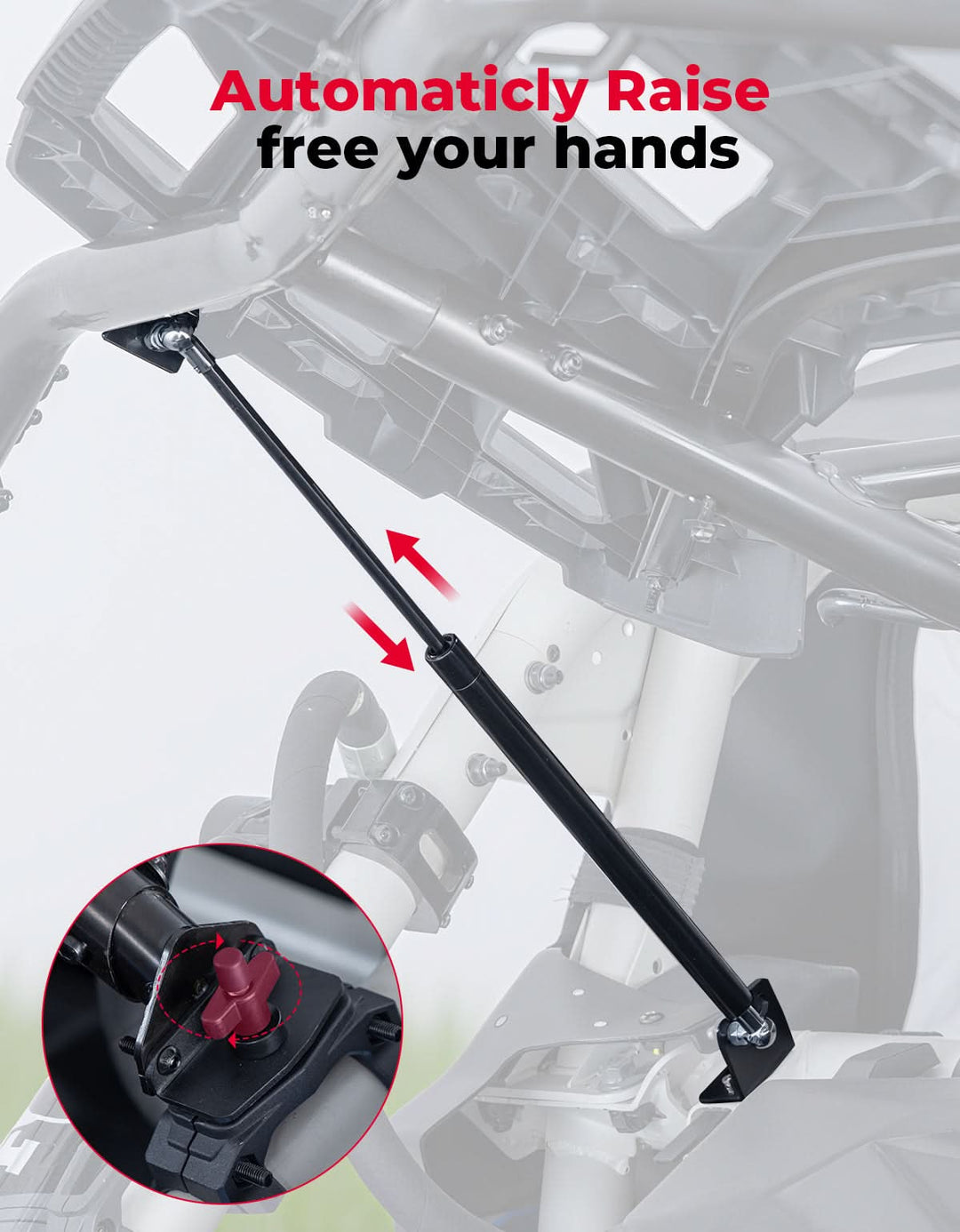 Pivoting Rear Cargo Rack for Can-Am Maverick X3/Max 2017-2025