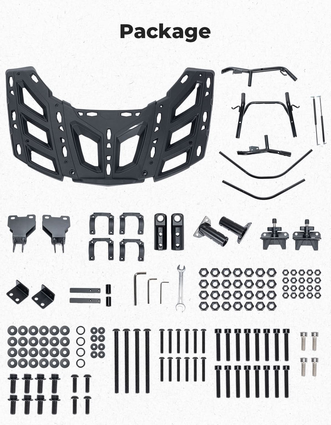 Pivoting Rear Cargo Rack for Can-Am Maverick X3/Max 2017-2025
